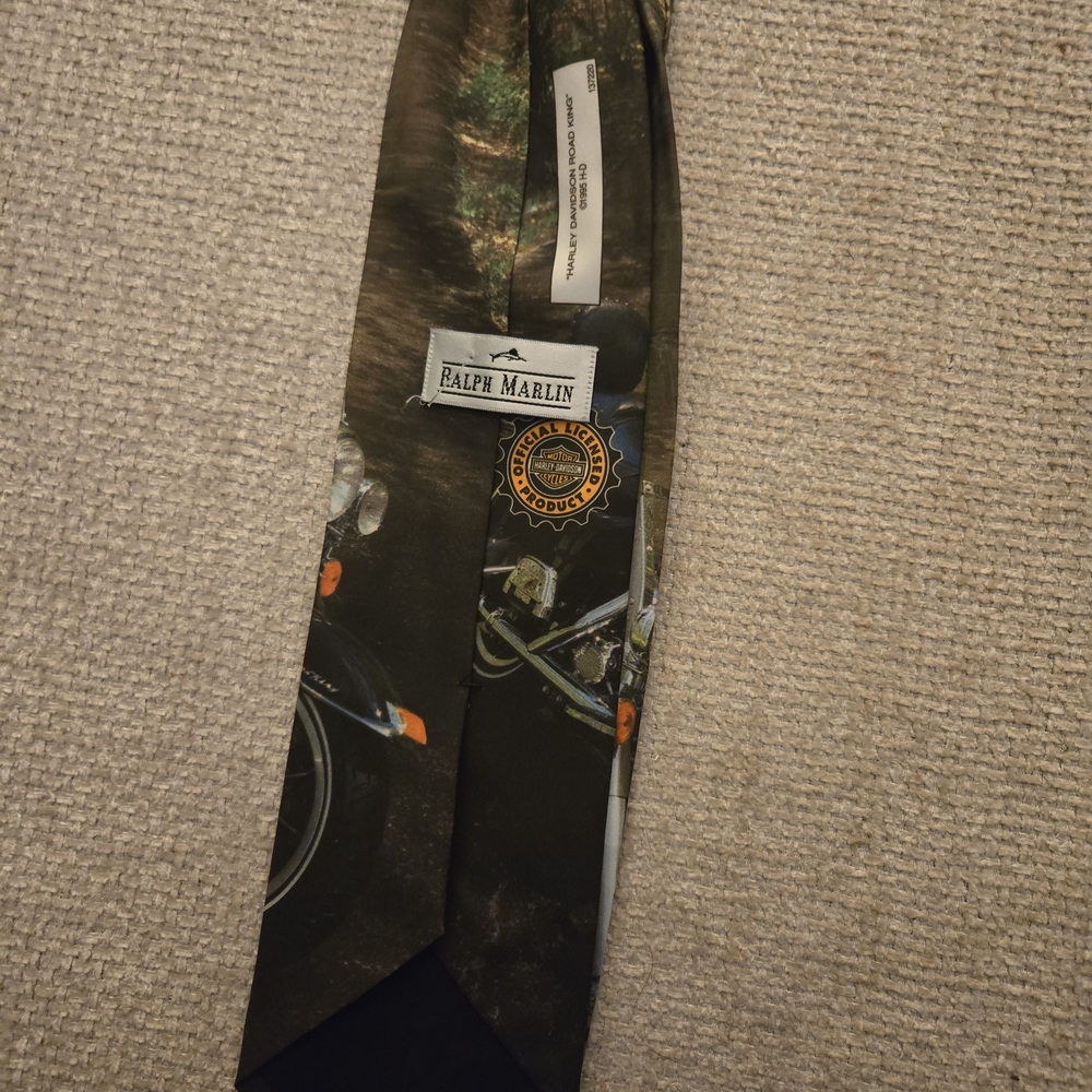 Ralph Marlin Motorcycle Theme Tie